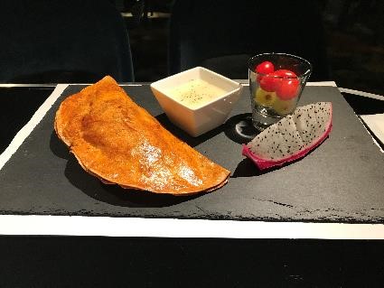 ベジタリアン食:キノコのパイ包み