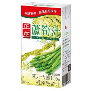 アスパラガスジュースがある アスパラガスジュース（蘆筍汁）、どんな味か気になりませんか？ ぜひ台湾で試してみてください。