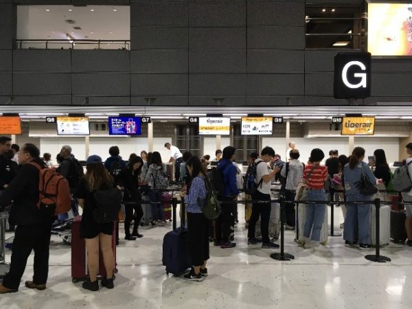 タイガーエア台湾は成田空港の第2ターミナルです。