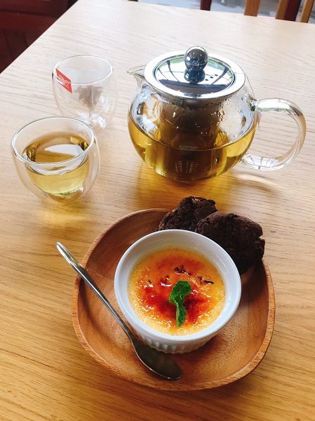 環山雅築 Mountain Lodge ミントティーとクリームブリュレのアフタヌーンティー
