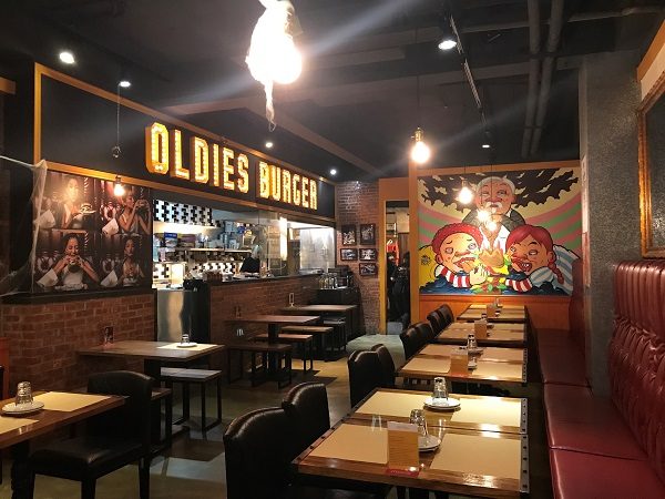 Oldies Burger 新美式文化料理 アメリカンな絵