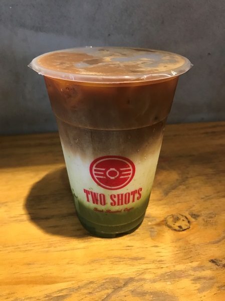 抹茶ラテ（抹茶拿鐵咖啡）　85元　TWO SHOTS COFFEE 東門店